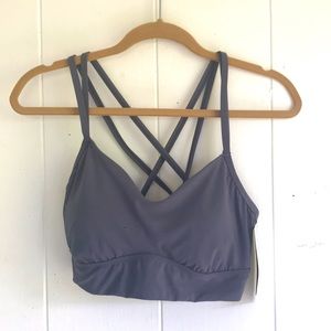 Grey Sports Bra - Large - Target
